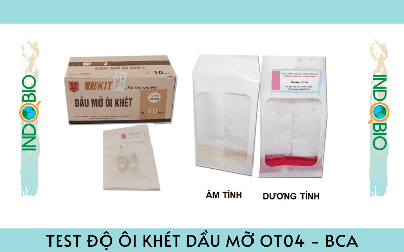 bộ test độ ôi khét dầu mỡ OT04 của Bộ Công An